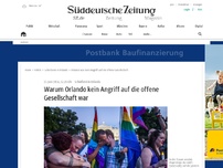 Bild zum Artikel: Warum Orlando kein Angriff auf die offene Gesellschaft war