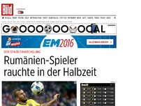 Bild zum Artikel: Vor Einwechslung - Rumänien-Spieler rauchte in der Halbzeit