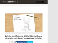 Bild zum Artikel: Zu hohe Durchfallquote: BIFIE will Mathe-Matura mit „Malen nach Zahlen“-Aufgaben vereinfachen