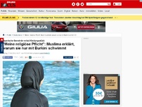Bild zum Artikel: Bayerische Gemeinde verbot Kleidungsstück - 'Meine religiöse Pflicht': Muslima erklärt, warum sie nur mit Burkini schwimmt