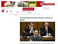 Bild zum Artikel: FP-Chef Heinz-Christian Strache verliert an Boden
