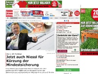 Bild zum Artikel: Jetzt auch Niessl für Kürzung der Mindestsicherung