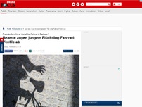 Bild zum Artikel: Fremdenfeindlicher Vorfall bei Polizei in Sachsen?  - Beamte zogen jungem Flüchtling Fahrrad-Ventile ab