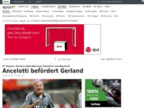 Bild zum Artikel: Ancelotti befördert Gerland