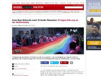 Bild zum Artikel: Amerikas Schwule nach Orlando-Massaker: Kriegserklärung an die Waffenlobby
