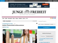 Bild zum Artikel: Analsex-Theaterstücke im Klassenzimmer