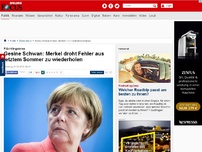Bild zum Artikel: Flüchtlingskrise - Gesine Schwan: Merkel droht Fehler aus letztem Sommer zu wiederholen