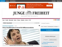 Bild zum Artikel: Petry: Schuldkomplex ist Grund für Willkommenskultur