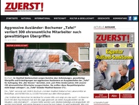 Bild zum Artikel: Aggressive Ausländer: Bochumer „Tafel“ verliert 300 ehrenamtliche Mitarbeiter nach gewalttätigen Übergriffen