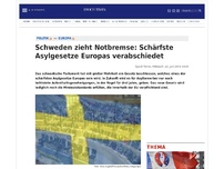 Bild zum Artikel: Schweden zieht Notbremse: Schärfste Asylgesetze Europas verabschiedet