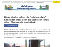 Bild zum Artikel: Diese Kinder haben die “schlimmsten” Eltern der Welt, denn sie verbieten ihnen alles. Glauben...