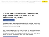 Bild zum Artikel: Als Nachbarskinder seinen Sohn mobben, sagt dieser Vater kein Wort. Was er stattdessen tut, ist...