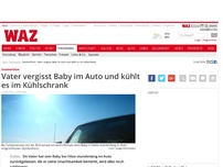Bild zum Artikel: Vater vergisst Baby im Auto und kühlt es im Kühlschrank