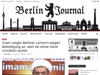 Bild zum Artikel: Imam zeigte Berliner Lehrerin wegen Beleidigung an, weil sie seine Hand schütteln wollte