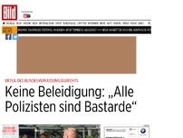 Bild zum Artikel: Urteil in Karlsruhe - „ACAB“ ist keine Beleidigung