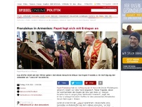 Bild zum Artikel: Franziskus in Armenien: Papst legt sich mit Erdogan an