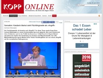 Bild zum Artikel: Sensation: Kanzlerin Merkel sieht Flüchtlingswelle als »Angriff« (Enthüllungen)
