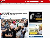 Bild zum Artikel: 'Professionelle Propaganda' - 8200! Zahl der Salafisten steigt vor allem in Westdeutschland stark an