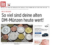 Bild zum Artikel: Bis zu 100 Euro! - So viel sind deine alten DM-Münzen heute wert