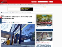 Bild zum Artikel: Berlin - Linksextreme attackieren Jobcenter und fackeln Autos ab