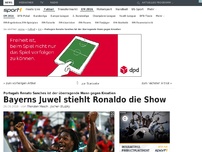Bild zum Artikel: Bayerns neues Juwel stiehlt Ronaldo die Show