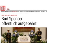Bild zum Artikel: Zwei Tage nach seinem Tod - Bud Spencer öffentlich aufgebahrt