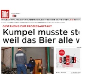 Bild zum Artikel: Geständnis zum Prozessauftakt - Kumpel musste sterben, weil das Bier alle war