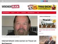 Bild zum Artikel: Internet-Schock: Linke warnen vor Trauer um Bud Spencer!