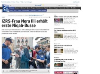 Bild zum Artikel: Tessin: IZRS-Frau Nora Illi erhält erste Niqab-Busse