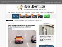 Bild zum Artikel: Endlich: Deutschlandfahnen ab sofort auch für die Windschutzscheibe erhältlich