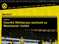 Bild zum Artikel: Henrikh Mkhitaryan wechselt zu Manchester United