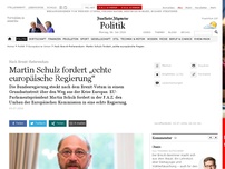 Bild zum Artikel: Martin Schulz fordert dem Brexit-Referendum eine „echte europäische Regierung“