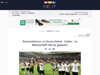 Bild zum Artikel: Netzreaktionen zu Deutschland - Italien: 'La Mannschaft' hat es gepackt!