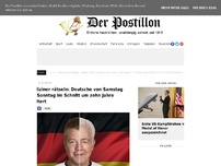 Bild zum Artikel: Mediziner rätseln: Deutsche von Samstag auf Sonntag im Schnitt um zehn Jahre gealtert