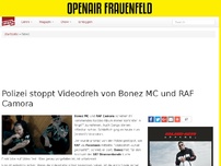 Bild zum Artikel: Polizei stoppt Videodreh von Bonez MC und RAF Camora