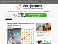 Bild zum Artikel: Emojilogie: Erste Uni bietet Studiengang zur Deutung von Emojis an