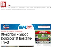 Bild zum Artikel: Fußball - #Neighbor: Rapper Snoop Dogg postet Boateng-Trikot