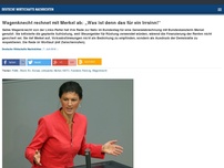 Bild zum Artikel: Wagenknecht rechnet mit Merkel ab: „Was ist denn das für ein Irrsinn!“