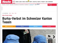 Bild zum Artikel: Hohe Strafen drohen: Burka-Verbot im Schweizer Konton Tessin