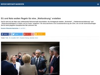 Bild zum Artikel: EU und Nato wollen Regeln für eine „Weltordnung“ erstellen
