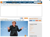 Bild zum Artikel: Neues Politiker-Ranking - 
Merkels Beliebtheit steigt auf Zehn-Monats-Hoch