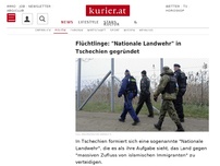 Bild zum Artikel: Flüchtlinge: 'Nationale Landwehr' in Tschechien gegründet