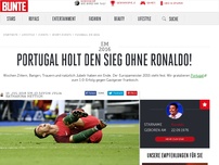 Bild zum Artikel: Portugal holt den Sieg ohne Ronaldo!