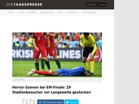 Bild zum Artikel: Horror-Szenen bei EM-Finale: 29 Stadionbesucher vor Langeweile gestorben