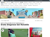 Bild zum Artikel: Erste Diagnose bei Ronaldo