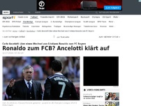 Bild zum Artikel: Ronaldo zum FCB? Ancelotti klärt auf