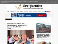 Bild zum Artikel: Schweizer fast erstickt, weil Restaurantgäste Würgelaute für Schwyzerdütsch hielten