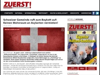 Bild zum Artikel: Schweizer Gemeinde ruft zum Boykott auf: Keinen Wohnraum an Asylanten vermieten!