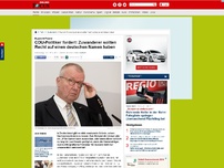 Bild zum Artikel: Ruprecht Polenz - CDU-Politiker fordert: Zuwanderer sollten Recht auf einen deutschen Namen haben