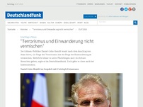 Bild zum Artikel: Deutschlandfunk | Interview | 'Terrorismus und Einwanderung nicht vermischen'